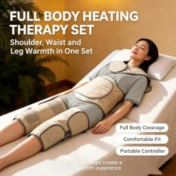 far infrared heat therapy set shoulder neck waist knee leg smart temp control heating sweat inducing massage beauty salon style
