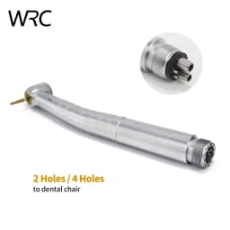 Dental LED High Speed Handpiece Shadowless Light Zero Retraction 4 Water Spray 2/4 Holes Air Turbine Handpiece for Dental Clinic