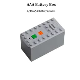 Technical MOC 88002 Power Functions Train Motor Kit with IR Remote Control, Compatible with 10219/10254