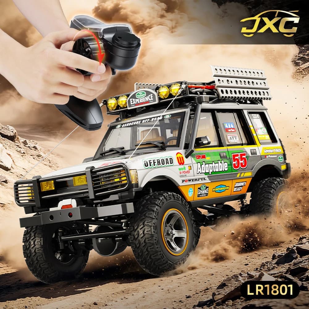 JXC LR1801 1/18 RC Simulation Electric Remote Control Model Car Crawler 2.4GHz RTR Adult Children's Toys