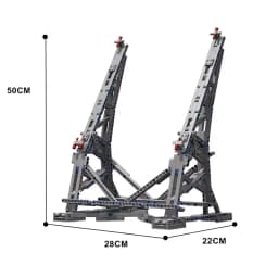 407pcs Small Particle Building Block Toy MOC-10219 Efferman's Vertical Stand for Millennium Falcon 75192 Made in China