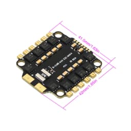 UAngel 4IN1 45A 60A ESC BLHELI_S Support 3-6S brushless motor Support DShot300 600 Multishot Oneshot PWM FPV F4 Flight Control