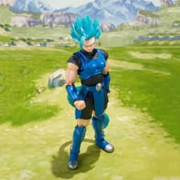 16cm Shf Dragon Ball Legends Super Saiyan Blue Shallot Articulated Action Figure Anime Collectible Model Toy Gift For Anime fans