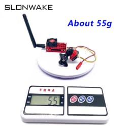 Over 20Km 5.8Ghz 2W FPV Wireless VTX Transmitter Built-in Microphone and 2.1mm cmos 1200TVL fpv camera use for long distance