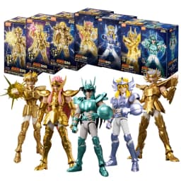 Original Anime Saint Seiya model kit toy Saint Seiya Phoenix Ikki Gemini Saga Shura Camus Action Figure Splicing Toy collect