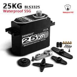 1xBLS3355 Update Servo 25KG 35KG 55KG 75KG Full Metal casing Digital Servo Baja Servo Waterproof Servo for Baja Cars