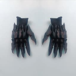 3D Printing Plastic Knight Hand Armor Long Gloves Sci-fi Mechanical Cosplay Costumec Collectible Model Adult Girls Boy Toy Gifts