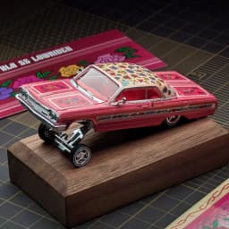 97M Model 1/64 Scale 1964 Impala SS Lowrider Bounce Car Alloy Car Model Classics Adult Souvenir Gift Static Display