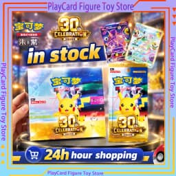 IN STOCK 100% Official Pokemon 30th Celebration Booster Packs FUR Card 30thC Collectible Simplified Chinese PTCG Cards Gifts