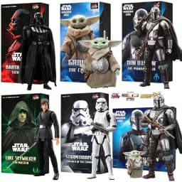 In Stock Original ZD Toy 1/10 Star Wars Darth Vader Stormtrooper R2-D2 Mandalorian Grogu Luke Action Figure Collection Toys