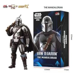 In Stock Original ZD Toy 1/10 Star Wars Darth Vader Stormtrooper R2-D2 Mandalorian Grogu Luke Action Figure Collection Toys