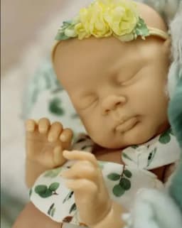 NPK New 19inch Popular Unfinished Unpaintedd Unassembled Reborn Doll Kit Esenia with cloth body DIY doll parts for Artists