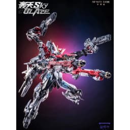 Pre‑order AniMester X Infinite Dimension 1/72 Sky Blaze Unit‑03 Crystal Envoy Mecha Model Kit Holiday Gift Display Toy