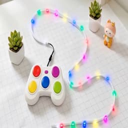 Rhythm Light Chase Game Dual Mode Sensory Toy Rechargeable Reaction Game LED Music Light Matching Family Fun Stress Relief