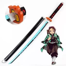 104cm Demon Slayer Shinobu Katana Kimetsu No Yaiba Tanjirou Cosplay Schwert Ninja Knife Real Japanese Samurai Sword Toy Gift