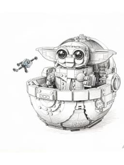 new1048PCS Spaceship with Baby Stroller Building Blocks Creative Assembly Model Christmas Gifts Home Desktop Decor