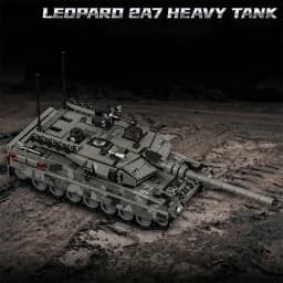 1007pcs Military Series Building Blocks Model War Leopard 2A7 Heavy Tank Bricks Sets WW2 Creative Toys Adult Gifts Room Decor