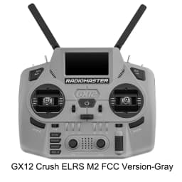 Radiomaster GX12 Crush 1000HZ 3D Digital CNC Hall Gimbal Dual Band Antenna Emini XROSSBAND EXpressLRS Radio Controller