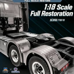 Huina 1501 Scania 770s Fully Proportional Remote Controlled Heavy Truck Trailer Model Tractor Car High End Toy Monster Truck1502