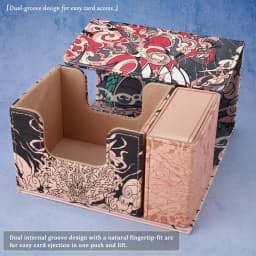 Super-Ancient PKM Deck Boxes Dicewinder for PTCG,Fits 100 Double-Sleeved Cards,Card Storage Deck Box for MTG TCG YGO OPCG DTCG