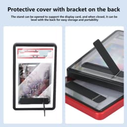 Aluminum Alloy Multicolor Trading Card Protect Metal Case with Stand, For PSA BGS Graded Card Slab Display, For PTCG Collectors