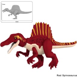 Jurassic Dinosaur World Large Spinosaurus Model Building Blocks Bricks Set DIY Jurassic Dino Park Assembly Toys For Boy Gifts