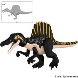 Jurassic Dinosaur World Large Spinosaurus Model Building Blocks Bricks Set DIY Jurassic Dino Park Assembly Toys For Boy Gifts