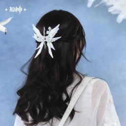 Authentic New Pre‑sale Genshin Impact Columbina Impression Series Cute Wing Hair Claw Exquisite Hair Accessory Collectible Gift