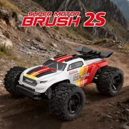 MJX HYPER GO 1:18 Mini Monster 18208 RC Car 2.4G Remote Control Dual Shell Dual Battery 30km/h High Speed Monster Truck, Off Road Vehicle 1/18 Toy Car RTR Boy Gift