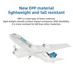A380 2CH 3CH RC Airplane Airbus EPP Foam Aircraft Toy 2.4G Glide Fixed Wing RTF Plane Outdoor Toys Drone Children Birthday Gifts