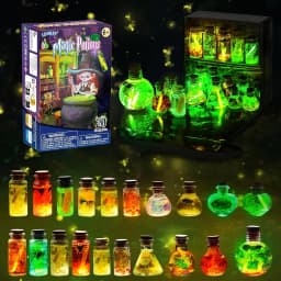 DIY Fairy Magical Potions Kit for Kids Potion Making Set Fairy Potion Bottles Craft Toy Science Set Magic Kits