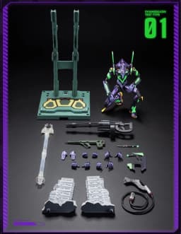 BLOKEES Original EVANGELION TYPE-00 TV 02 01 08 EVA00 NEON GENESIS EVANGELION Asuka Shinji Assembled Action Figure Anime Toys