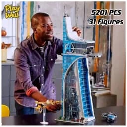 2026 5201 Pieces of movie tower hero assembly building architect creative building blocks bricks Christmas toys birthday gifts