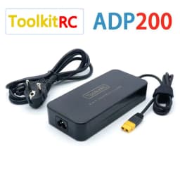 ToolKitRC ADP200 200W 4A Charger Power DC19.5V 10.3A Supply With XT60 Output Adapter for RC ISDT GTPower HotRC SkyRC Chargers
