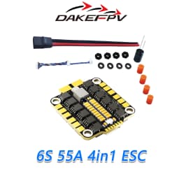 DAKEFPV H743 FC Stack/Flytower for Remote Control BLHeli Betaflight Gyroscope Gyro 42688P PID Parameter Tuning