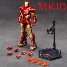 1:10 ZD Toys Iron Man MK38 Igor MK25 Striker MK26 Gamma MK36 Peacemaker MK40 MK15 Sneaky Action Figure Collections Gift