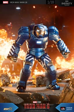 1:10 ZD Toys Iron Man MK38 Igor MK25 Striker MK26 Gamma MK36 Peacemaker MK40 MK15 Sneaky Action Figure Collections Gift