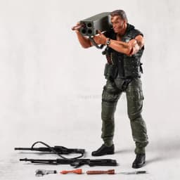 Commando John Matrix Schwarzenegger Action Figure Judgment Day T-800 Model Toy For Birthday Gifts