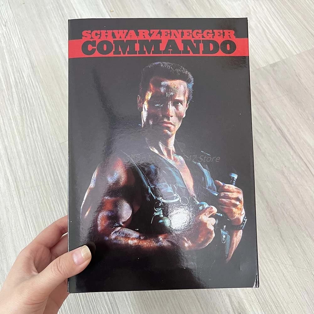 Commando John Matrix Schwarzenegger Action Figure Judgment Day T-800 Model Toy For Birthday Gifts