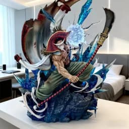 Spot PVC 40cm Edward Newgate Action Figure -Lx Gk Statue Whitebeard One Piece Collectible Toy Room Desktop Decoration Toy