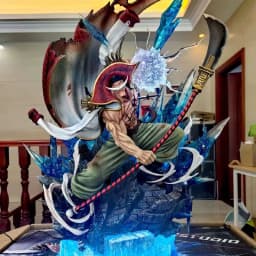 Spot PVC 40cm Edward Newgate Action Figure -Lx Gk Statue Whitebeard One Piece Collectible Toy Room Desktop Decoration Toy