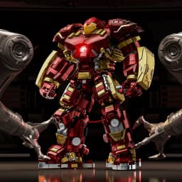 Superheroes MOC Building Blocks Figures 2600+Pcs Marvel Iron Man Mecha Bricks Set Room Ornament DIY Toys Christmas Gifts Adult
