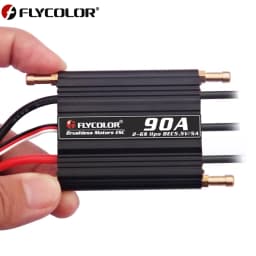 Flycolor 50A 70A 90A 120A 150A 2-6S Waterproof Brushless ESC Speed Controller 5.5V/5A BEC