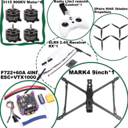 BCUBE MARK4 V2 8/9/10inch F722 Flight Control 45/60A 4INI ESC Rack Drone FPV Carbon Fiber PV Racing Drone Quadcopter Freestyle