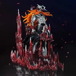 33cm Bleach Anime Figure Kurosaki Ichigo Ulquiorra Cifer Figures 1:1 Figurine Collection Desktop Models Toys Christmas Gifts