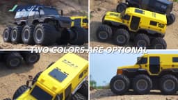 JJRC Q137 8WD RC Car 2.4G Amphibious 8 Wheel Remote Control Truck Climbing Off Road Waterproof Armored Vehicles Children's Toys
