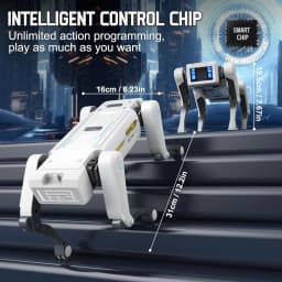 RC Mechanical Dog Multifunction Intelligent RC Robot Dog Sing Dance Programmable Interactive Bionic Smart Robot Dog Toy Gift