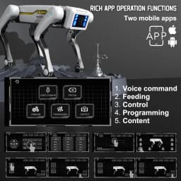 RC Mechanical Dog Multifunction Intelligent RC Robot Dog Sing Dance Programmable Interactive Bionic Smart Robot Dog Toy Gift