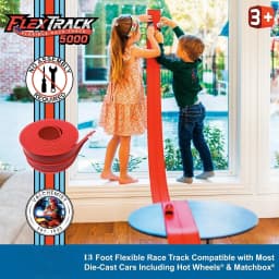 DIY Assembled Soft Track Car with Inertia Return for Kids Rolls Up Portable DIY Racetrack Birthday Gifts for Children