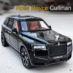 1:24 Alloy Rolls Royce Cullinan XM Model Diecast Toys Cars 6 Doors Opened Vehicles Pull Back Light Music Miniature Car Kids Gift
